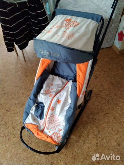 Коляска санки