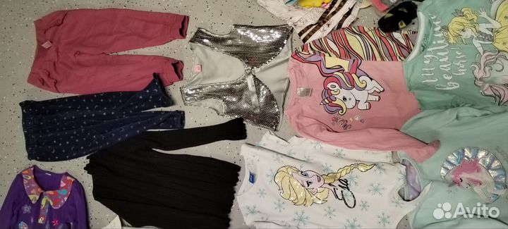 Вещи пакетом для девочки 104