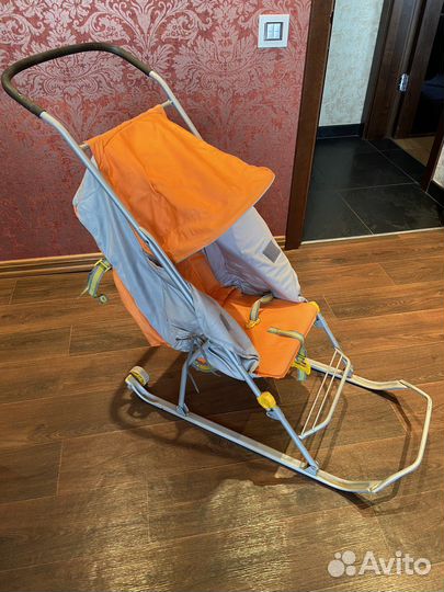 Санки с колесами