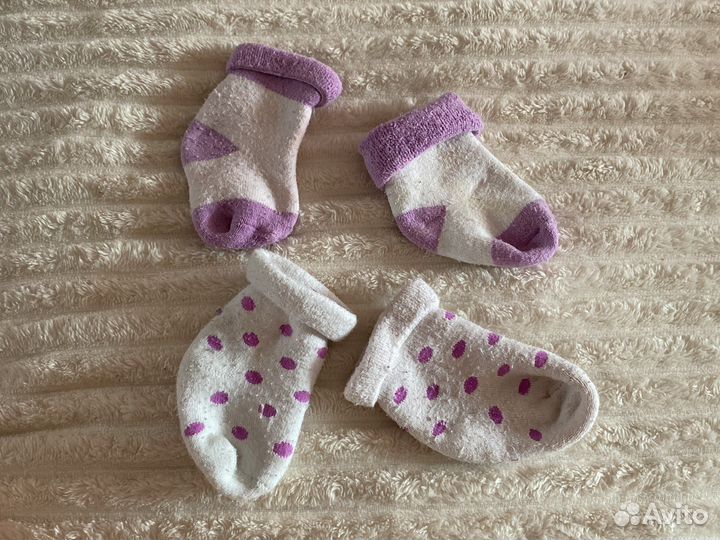 Носочки для новорожденного