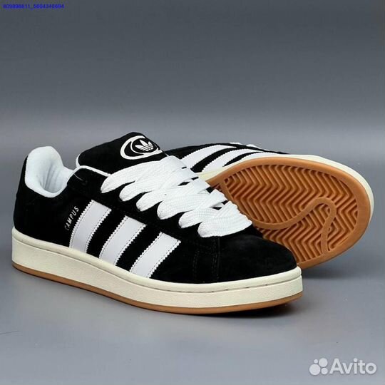 Кроссовки Adidas Campus Black (Арт.61825)