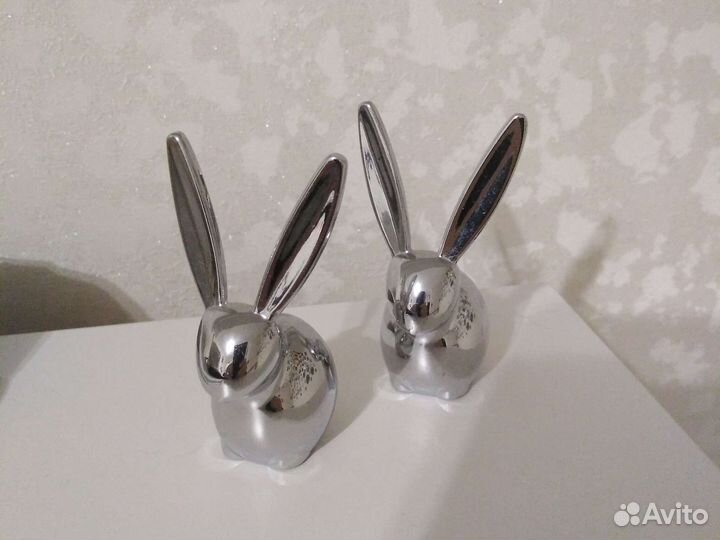 Дизайнерские фигурки зайцев для интерьера,Италия