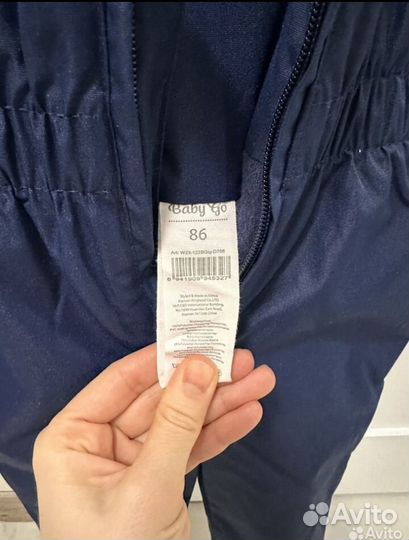 Зимний полукомбинезон для девочек 86