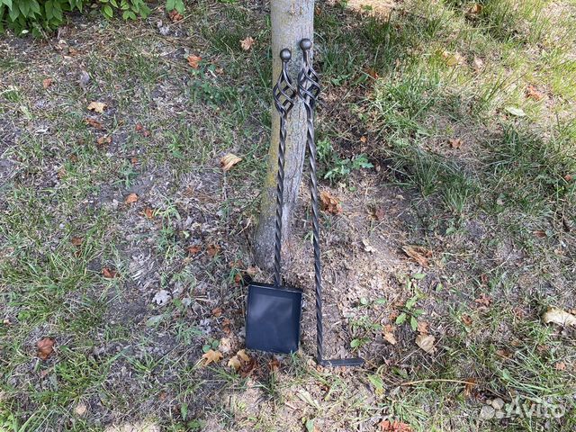 Набор кочерга + савок кованные