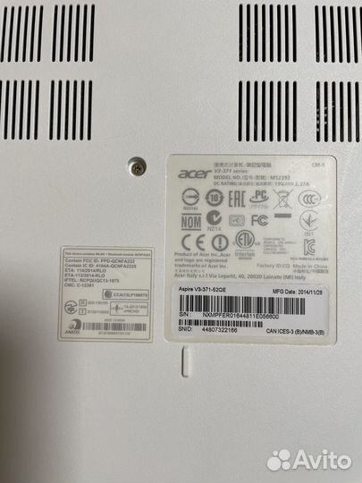 Acer aspire v3 571g 52qe