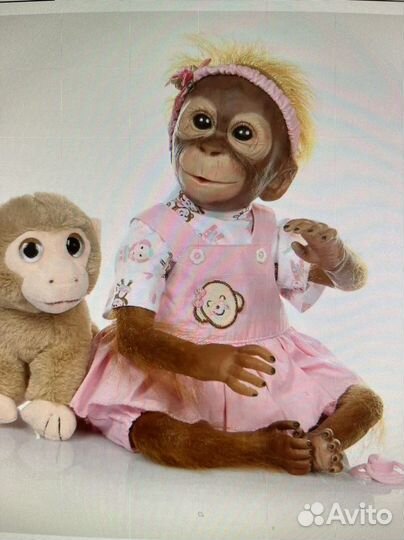 Обезьянка Реборн Новая 52 см