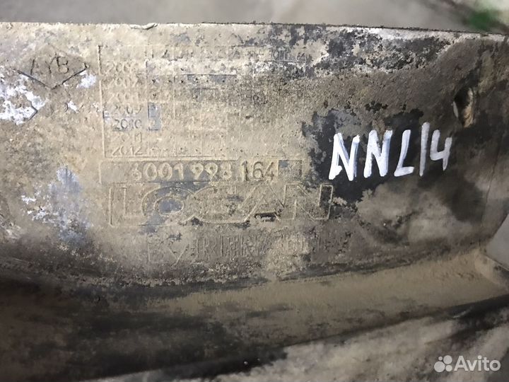 Брызговик задний левый Renault Logan 1