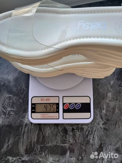 Шлепанцы сабо босоножки белые летние 39 размер