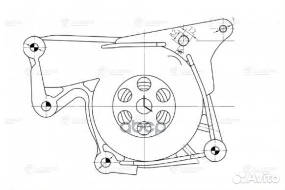 Насос водяной renault duster (12) /megane III