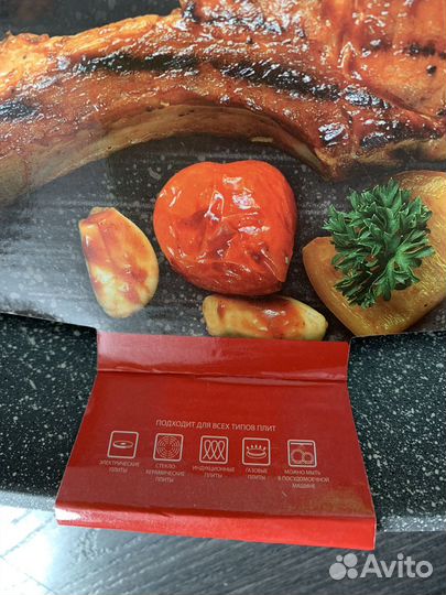 Сковорода гриль новая