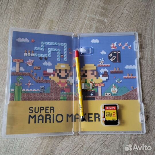 Super Mario Maker 2 со стилусом (Nintendo Switch)