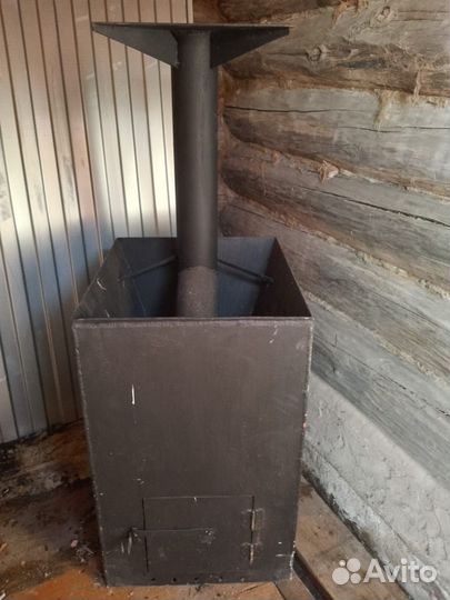 Печь для бани с баком