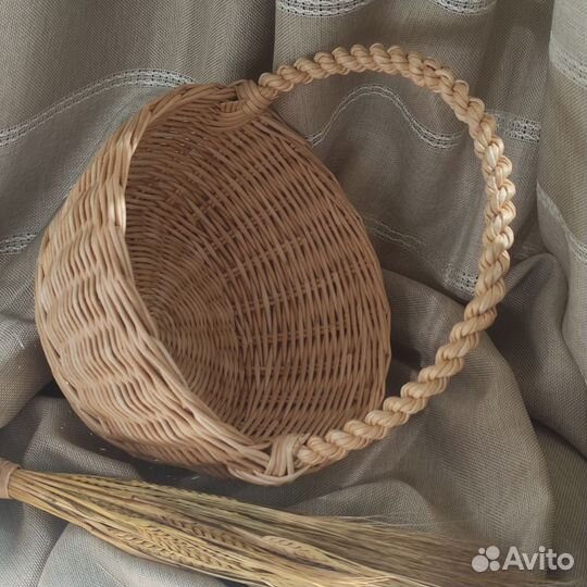 Корзина для упаковки, пасхальная,для куличей