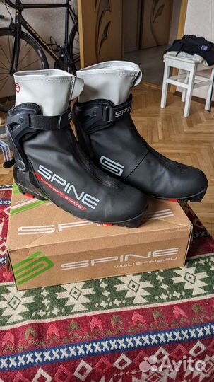 Лыжные ботинки Spine коньковые 46,5