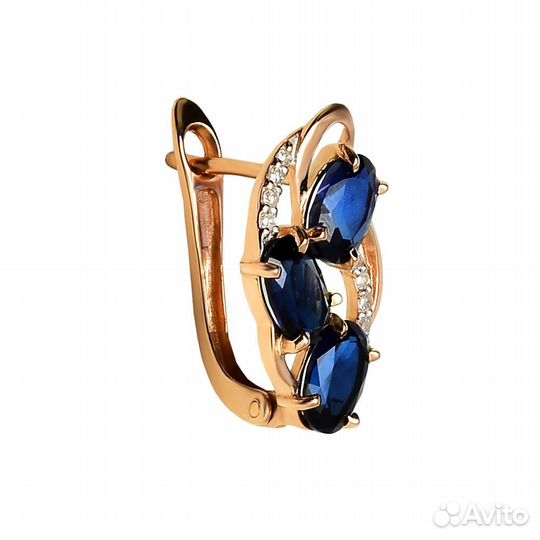 Серьги Золото с бриллиантами