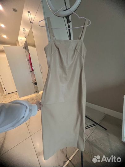 Кожаное платье