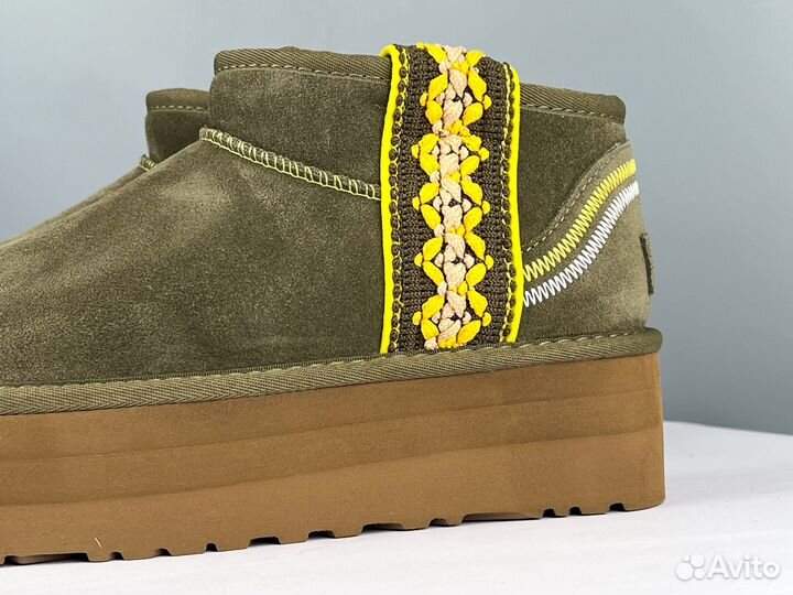 Угги на платформе UGG Ultra Mini Platform Braid