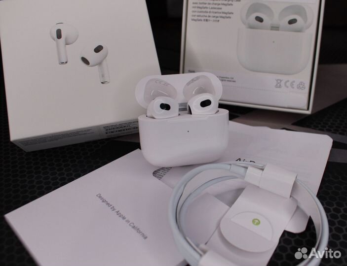 Новые AirPods 3 (Чехол в подарок + Доставка)