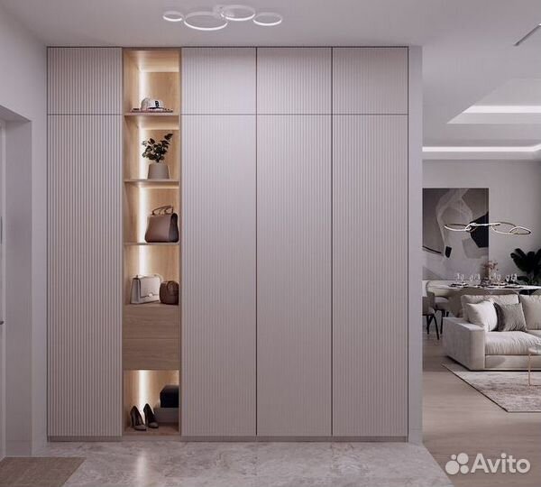 Шкаф с фрезеровкой