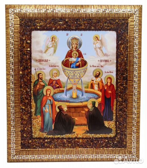 Иконы из янтаря