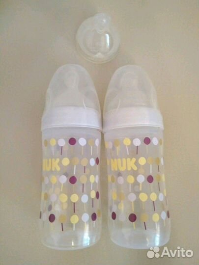 Бутылочки NUK 150 мг Германия и другая посуда