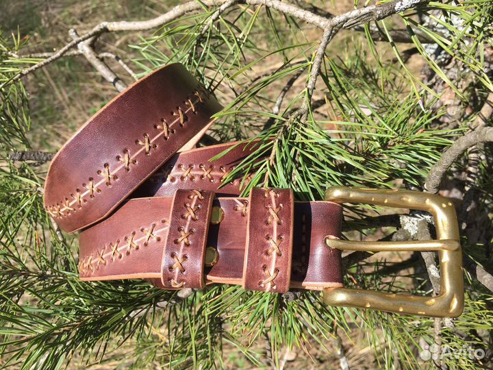 Эксклюзивный ремень ручной работы