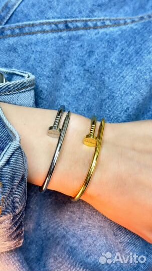 Браслет Cartier гвоздик без камней
