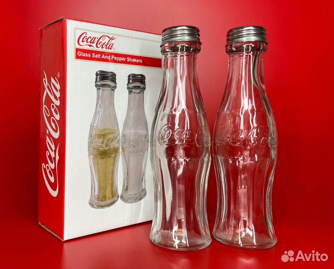 Набор 2 бутылочки Кока кола (соль, перец)