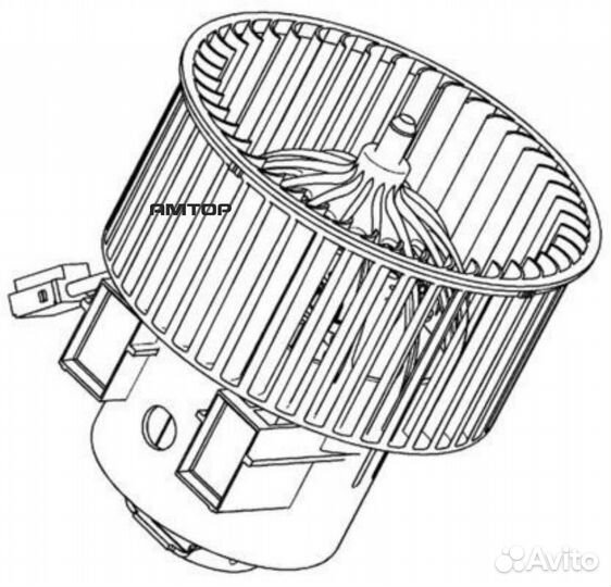 Mahle AB120000P Вентилятор салона