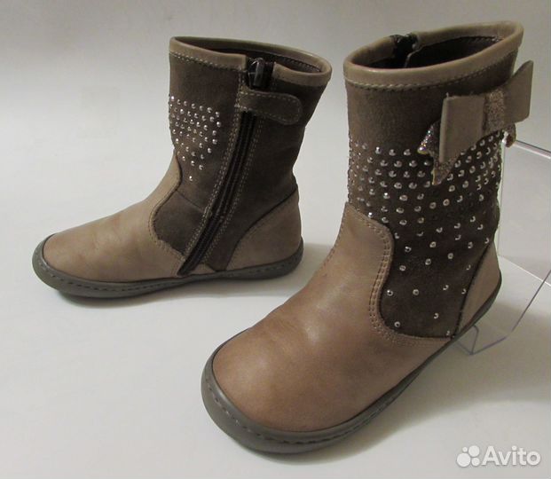 KicKers Italy Сапожки д/девочки р.25(15,5 см) Кожа