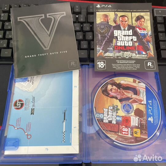 GTA 5 PS4 диск
