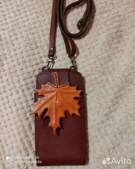 Женская кожаная мини сумочка для Айфона-смартфона