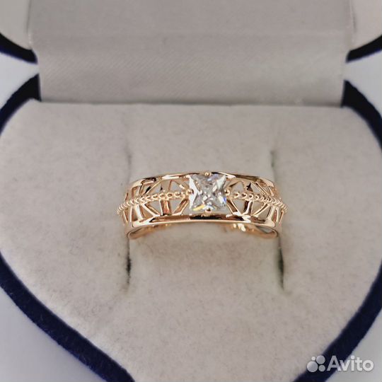 Золотое кольцо 17,5 р (арт. 126236) в9