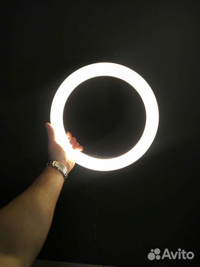 Кольцевая лампа RGB 33см