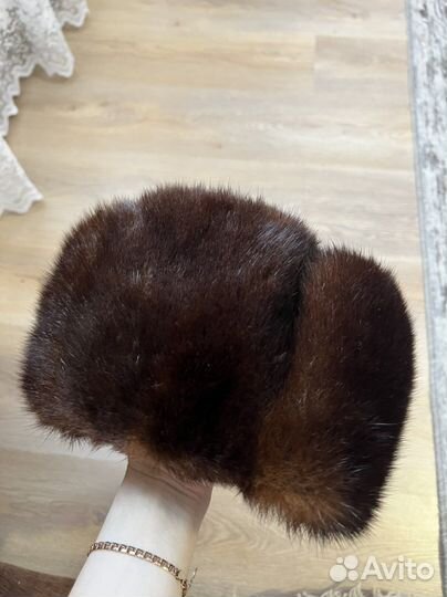 Мужская шапка норковая