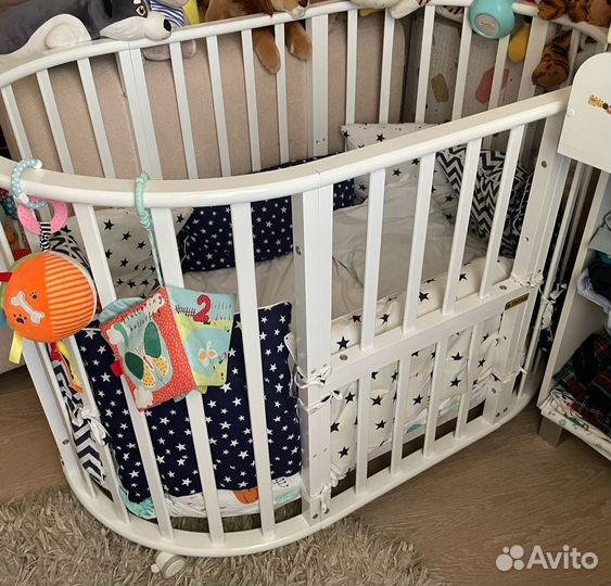 Детская кроватка трансформер 8 в 1