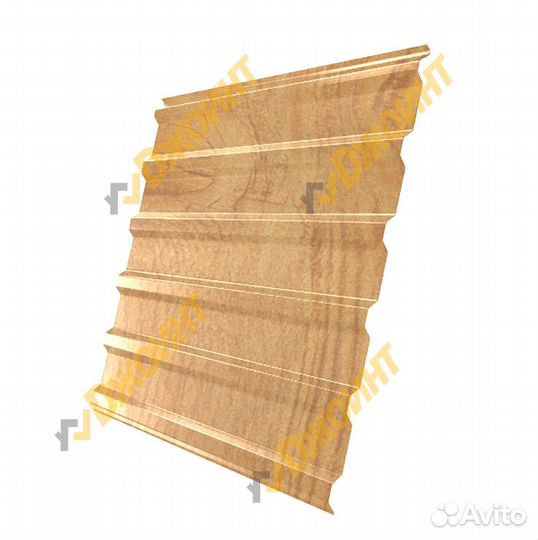 Профнастил мп-20 0,5 Printech Log (Светлое дерево)