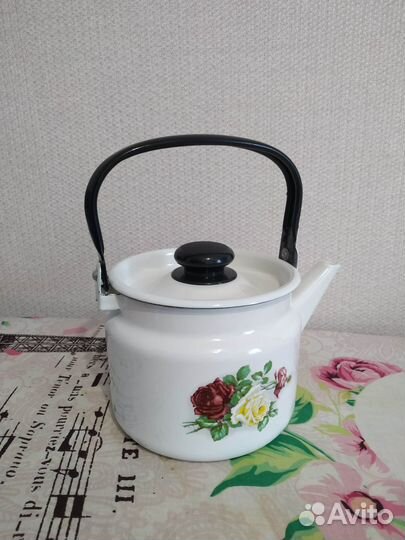 Чайник эмалированный