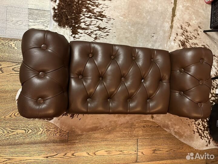 Банкетка кожаная