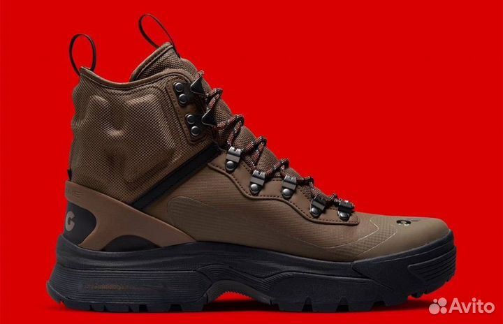 Nike acg air zoom gaiadome gore tex коричневый