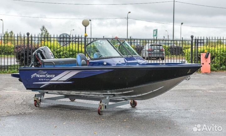 Алюминиевый рыболовный катер NorthSilver 470 Fish