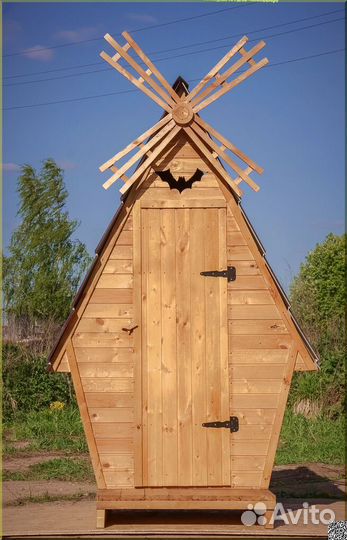 Дачный туалет с установкой KEY673