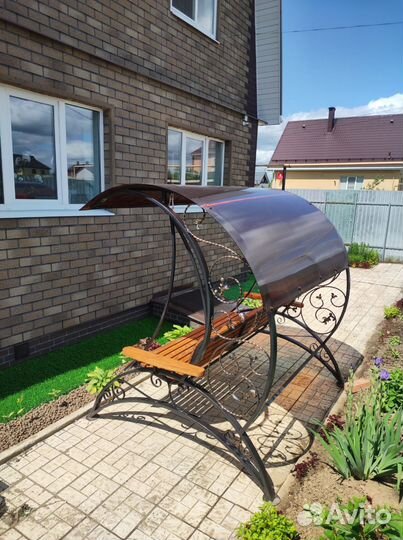 Садовая навесная качель 