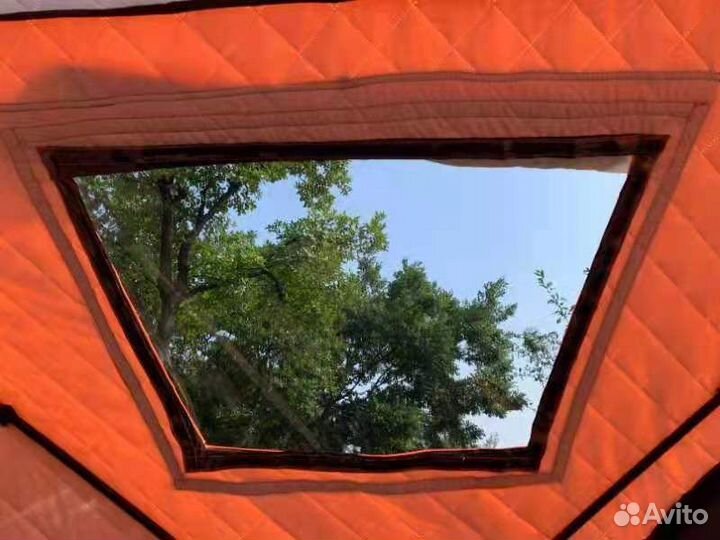 Утеплённая трёхслойная зимняя палатка 2017