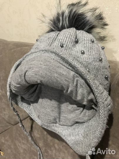 Шапка зимняя для девочки 50 52
