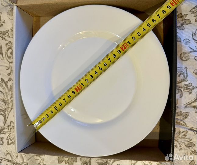 Новые тарелки Bormioli Rocco 6 штук, D 24 см