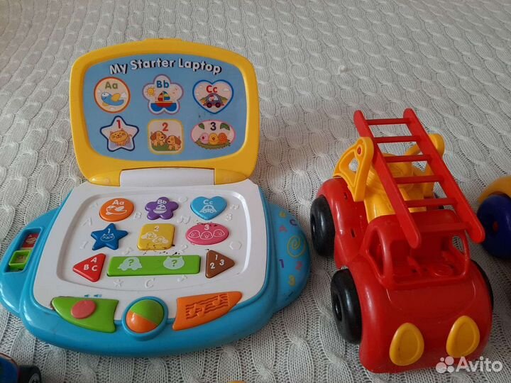 Набор машинок тачки игрушки музыкальный телефон