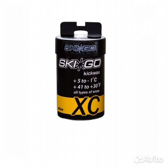 Мазь держания skigo XC Kickwax Yellow (1С