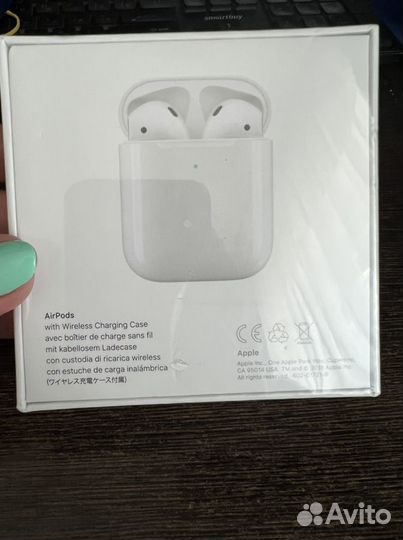 Беспроводные наушники airpods 2