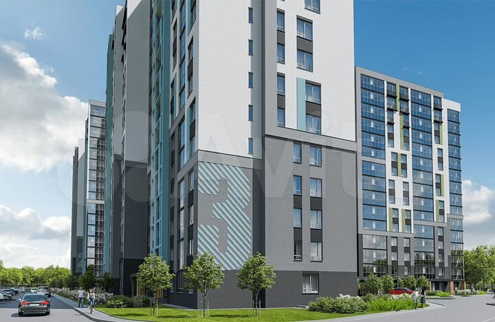 2-к. квартира, 81,2 м², 7/17 эт.